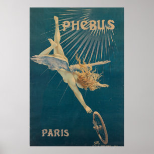 Phebus  French Nouveau Bicycle Frankrijk Poster