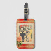  Phebus Woman & Cycle Collage Bagagelabel (Voorkant (verticaal))