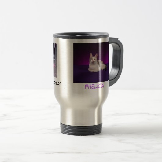 Phelicia Travel mug 15 oz. Reisbeker (Voorkant rechts)