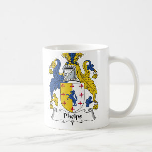 Phelps Family Crest Koffiemok