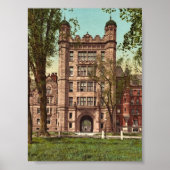Phelps Hall en gateway, Yale College rare Photoch Poster (Voorkant)