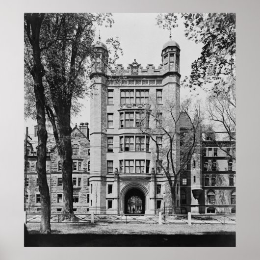 Phelps Hall en Gateway (Yale University) Poster (Voorkant)