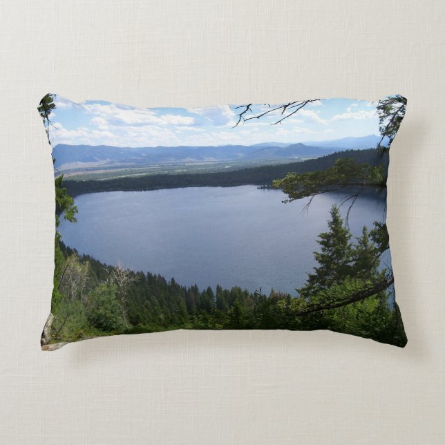 Phelps Lake I in het Grand Teton National Park, Accent Kussen (Voorkant)