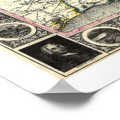 Phelps United States Map 1852 Poster (Hoek)