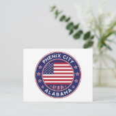 Phenix, Alabama Briefkaart (Staand voorkant)