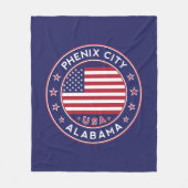 Phenix, Alabama Fleece Deken (Voorkant)