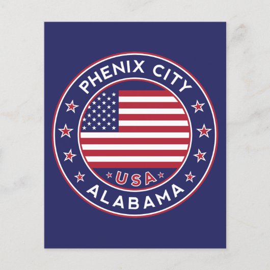 Phenix, Alabama Flyer (Voorkant)