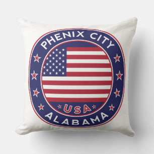 Phenix, Alabama Kussen