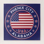 Phenix, Alabama Legpuzzel (Verticaal)