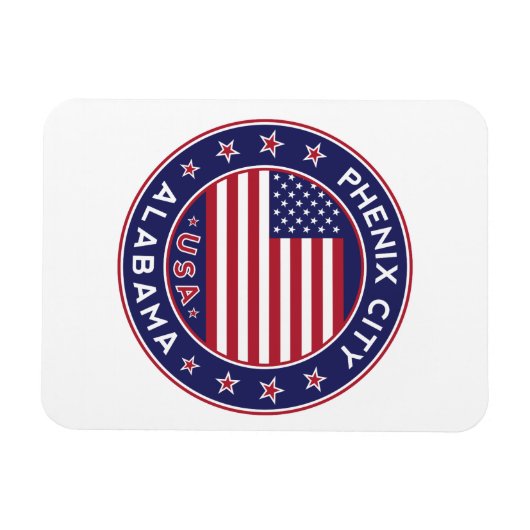 Phenix, Alabama Magneet (Horizontaal)