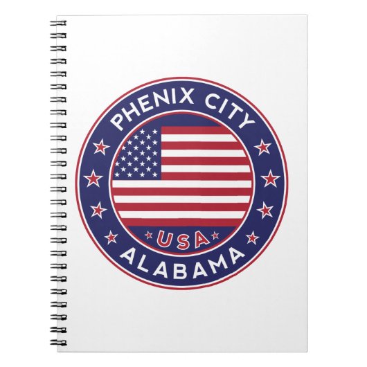 Phenix, Alabama Notitieboek (Voorkant)