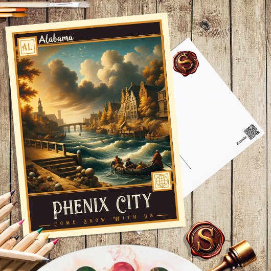 Phenix City, Alabama |  Briefkaart