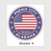 Phenix City Alabama, Phenix City Sticker (Vel)