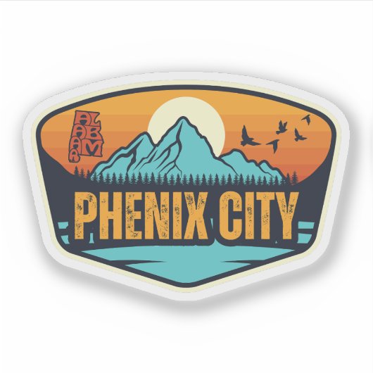 Phenix City, Alabama Sticker (Voorkant)