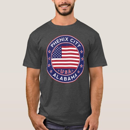 Phenix City, Alabama T-shirt (Voorkant)