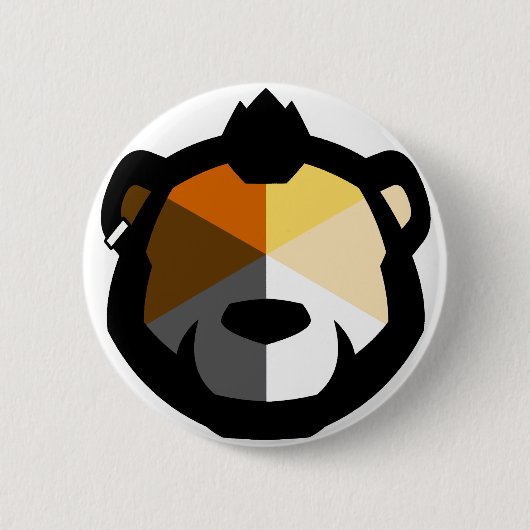 PhenomBear Ronde Button 5,7 Cm (Voorkant)