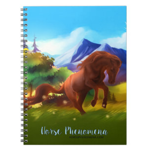 Phenomena Horse-laptop Notitieboek