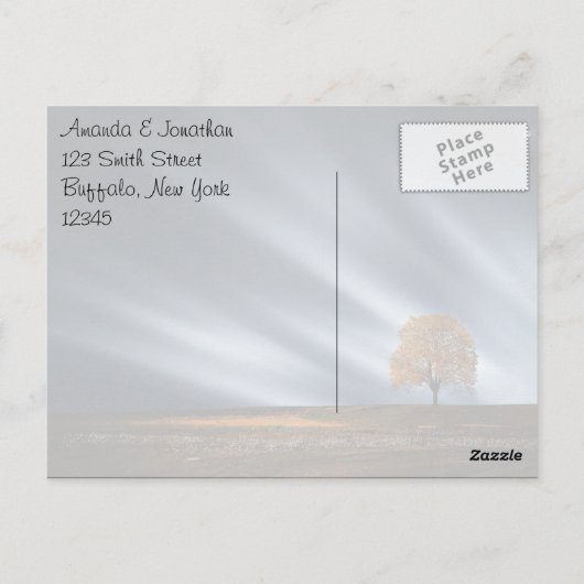 Phenomenal Sky Sunset bedankt Briefkaart (Achterkant)