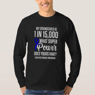 Phenylketonuria Pku Strong Warrior Grandchild Awar T-shirt