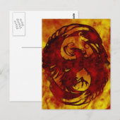 Pheonix Rising Fantasy 2 Briefkaart (Voorkant / Achterkant)
