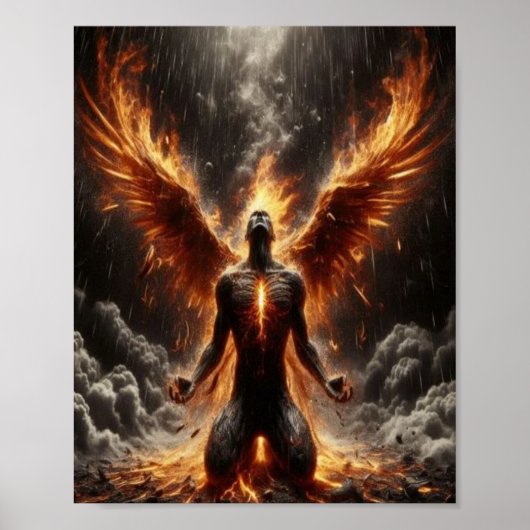 Pheonix Rising Internal Fire Poster (Voorkant)