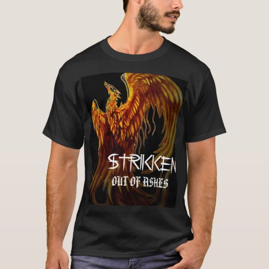 Pheonix, STRIKKEN wit, UIT ASHES T-shirt (Voorkant)