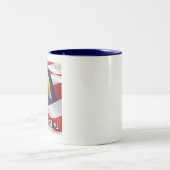 Phesidentiële fazant tweekleurige koffiemok (Center)