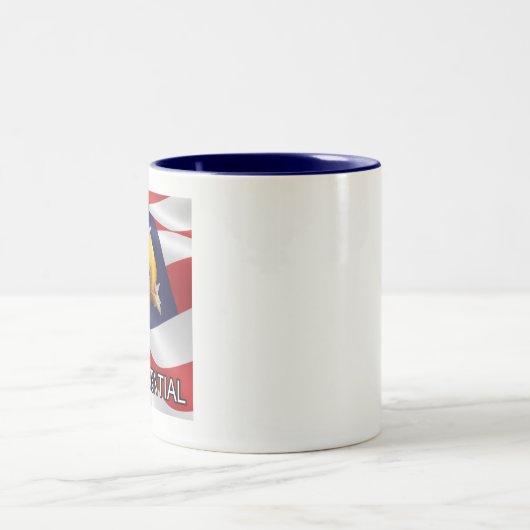 Phesidentiële fazant tweekleurige koffiemok (Center)