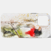 Pheucticus ludovicianus (Großbeak met roos) Case-Mate iPhone Case (Achterkant (horizontaal))