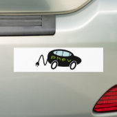 PHEV-auto en -stekker Bumpersticker (Op auto)