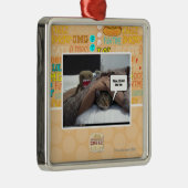 Phew die ik ik verloor hem heb gedacht metalen ornament (Rechts)