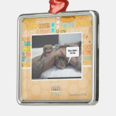 Phew die ik ik verloor hem heb gedacht metalen ornament (Links)