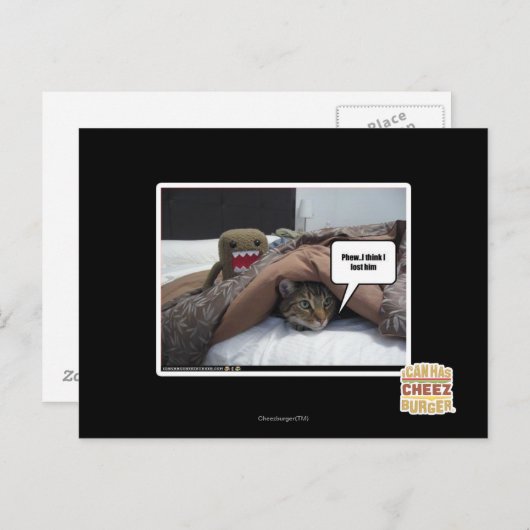 Phew ik denk dat ik hem verloren heb briefkaart (Voorkant / Achterkant)