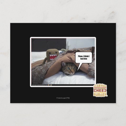 Phew ik denk dat ik hem verloren heb briefkaart (Voorkant)