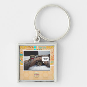 Phew ik denk dat ik hem verloren heb sleutelhanger