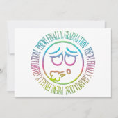 Phew! Tot slot, Afstuderen! Aankondiging (Voorkant)