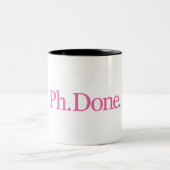 PhGereed Roze Tweekleurige Koffiemok (Center)