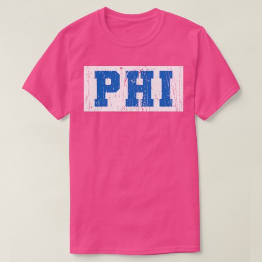 PHI 76ers T-shirt (Design voorkant)