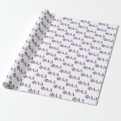 Phi Alpha Delta Griekse Letters Cadeaupapier (Uitgerold)