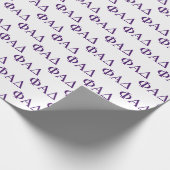 Phi Alpha Delta Griekse Letters Cadeaupapier (Hoek)