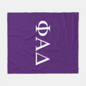 Phi Alpha Delta Griekse Letters Fleece Deken (Voorkant (Horizontaal))