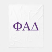Phi Alpha Delta Griekse Letters Fleece Deken (Voorkant)