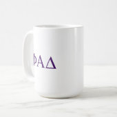 Phi Alpha Delta Griekse Letters Koffiemok (Voorkant links)
