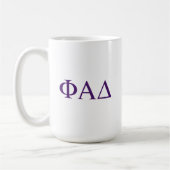 Phi Alpha Delta Griekse Letters Koffiemok (Links)