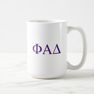 Phi Alpha Delta Griekse Letters Koffiemok
