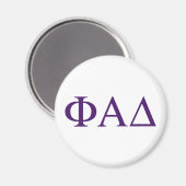 Phi Alpha Delta Griekse Letters Magneet (Voorkant / Achterkant)