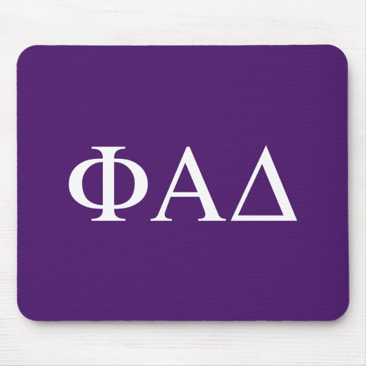 Phi Alpha Delta Griekse Letters Muismat (Voorkant)