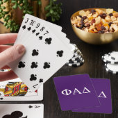 Phi Alpha Delta Griekse Letters Pokerkaarten (Insitu)