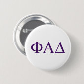 Phi Alpha Delta Griekse Letters Ronde Button 5,7 Cm (Voorkant /achterkant)