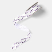 Phi Alpha Delta Griekse Letters Satijnen Lint (Achterkant)